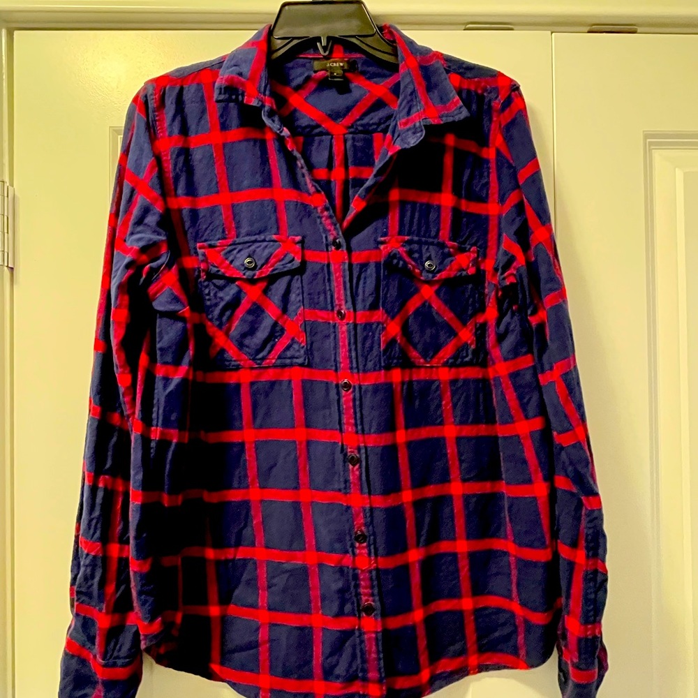 JCrew Classic Fit flannel shirt